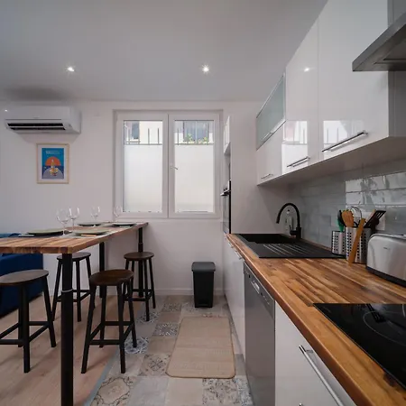 Appartement Neuf Climatise Tout Equipe 4 Personnes Gare De La Blancarde Marseilles Exterior foto