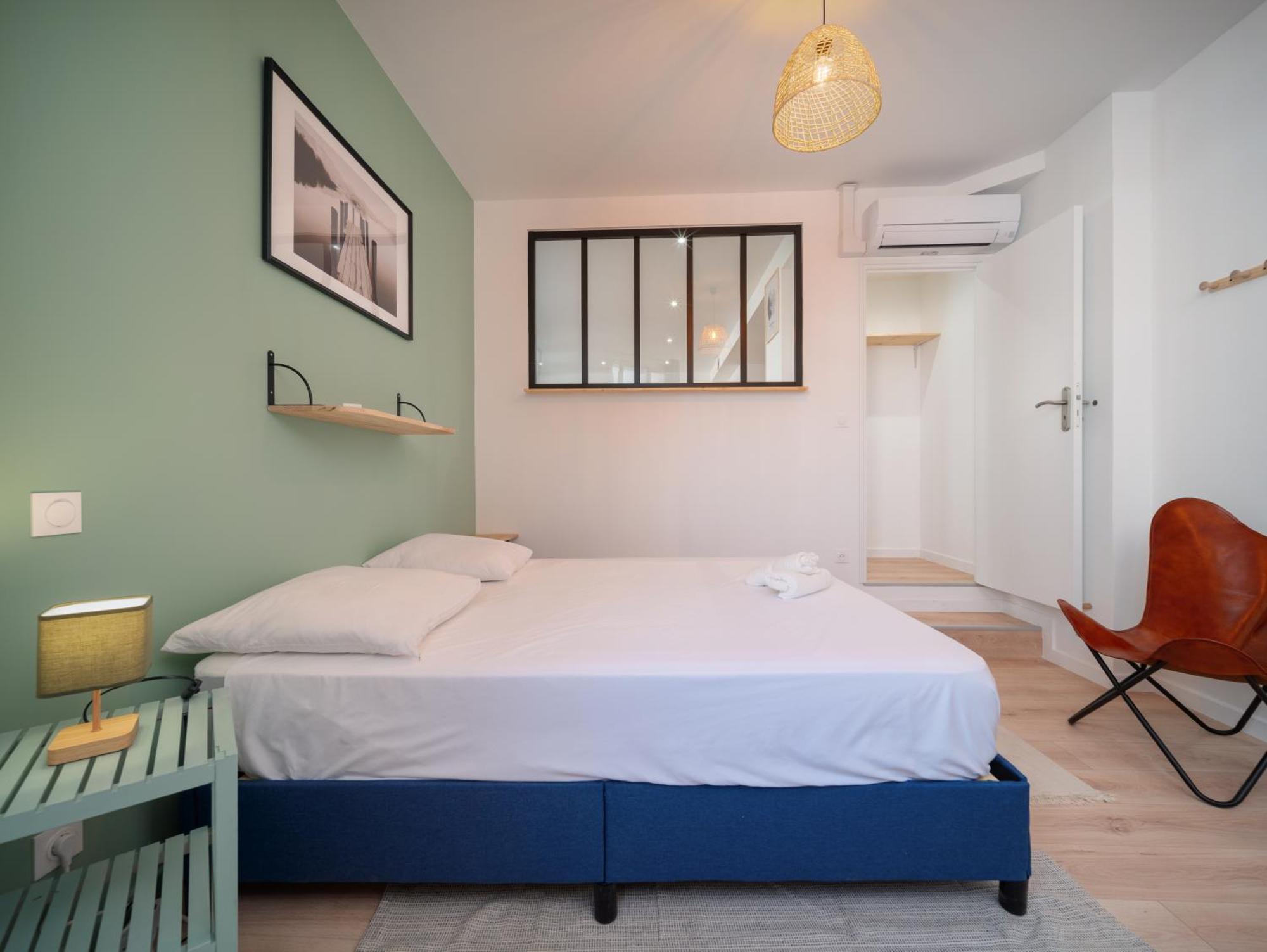 Apartment Neuf Climatise Equipe 4 Personnes Gare De La Blancarde *